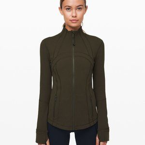 Lululemon define jacket, dark olive, size 12